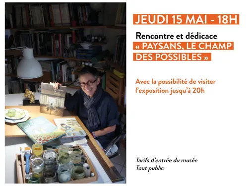 La dessinatrice de BD Marie Jaffredo au Musée Le Compa