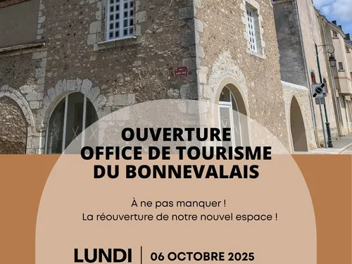 L'office de tourisme de bonneval rouvre ses portes