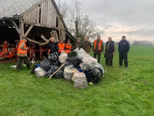 Opération « J'aime la nature propre » avec les chasseurs...