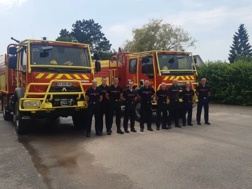 Des pompiers déployés pour faire face aux risques d'incendies