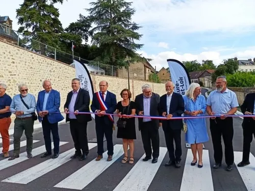 La traversée du centre-bourg de Brezolles sécurisée 