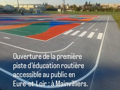 Une piste d’apprentissage du vélo à Mainvilliers