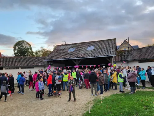 250 marcheurs nocturnes à Luisant pour Octobre Rose
