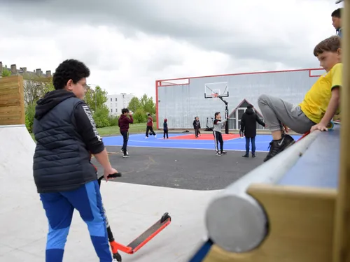 🔊 Un half-pipe et du basket 3x3 au stade Kléber-Picard