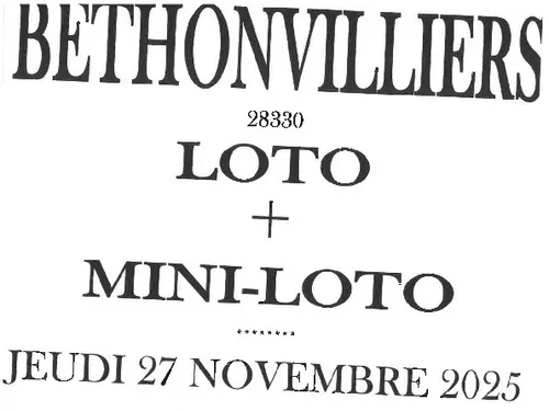 BÉTHONVILLIERS - Loto du club de l'amitié