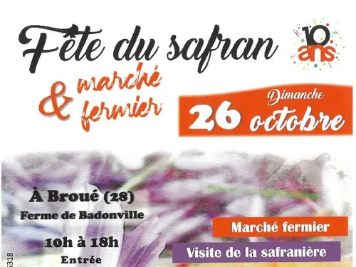 BROUÉ - Fête du safran et marché fermier