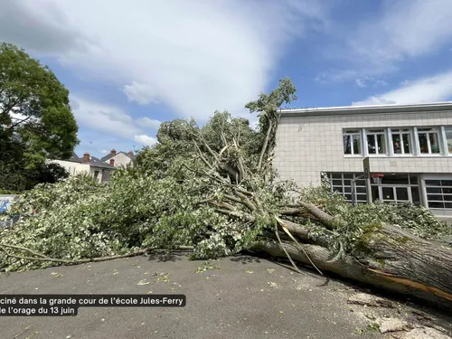 CHARTRES – De nombreux dégâts dans la ville après l'orage de...