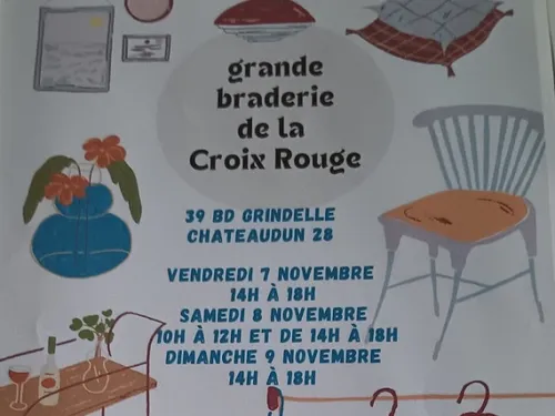 CHÂTEAUDUN - Grande braderie de la Croix Rouge