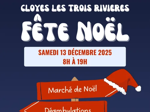 CLOYES-SUR-LE-LOIR - Marché de Noël et Feu d'artifice