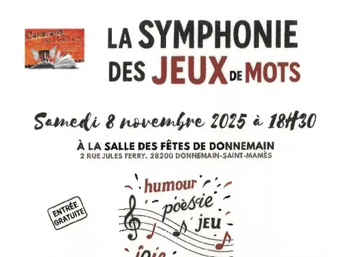 DONNEMAIN - Spectacle : La Symphonie des jeux de mots