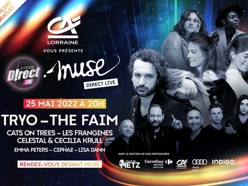 Venez assister aux balances du Muse D!RECT LIVE