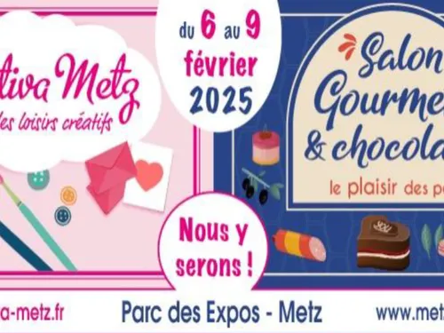 Vos places pour le salon Creativa et Gourmet & Chocolat