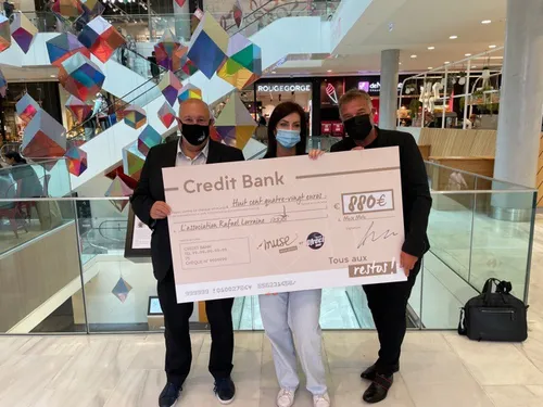 Association Rafael Lorraine : Un chèque pour les enfants malades