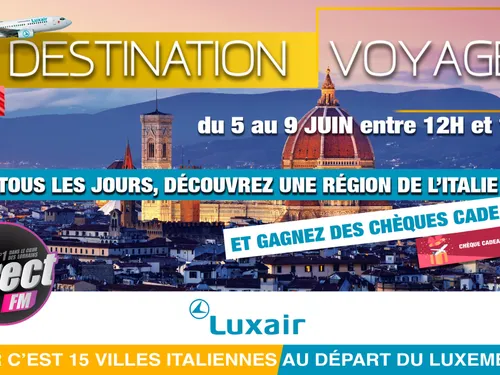 Destination Voyage prend l'accent italien cette semaine sur D!RECT FM
