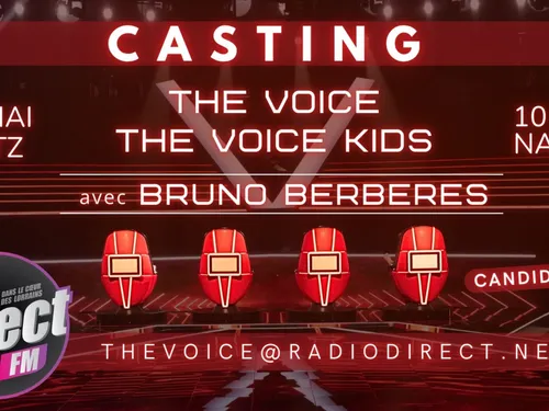 D!RECT FM : ouverture des castings pour The Voice et The Voice Kids 