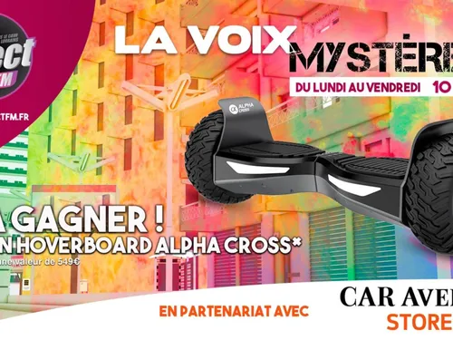 Voix Mystère : Tentez de gagner votre Hoverboard avec Jérémy Ka