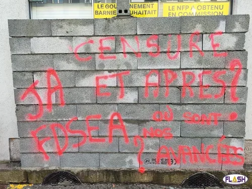 Des permanences murées par la FDSEA et les JA 87