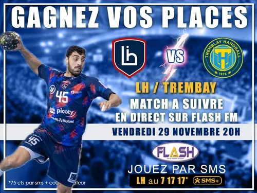 Handball : Gagnez vos invitations pour LH / Tremblay