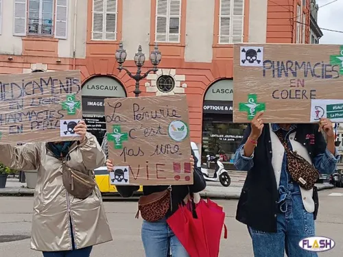 Mobilisation des pharmaciens à Limoges 