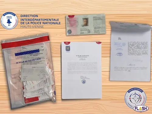 Limoges : démantèlement d’une filière de faux papiers