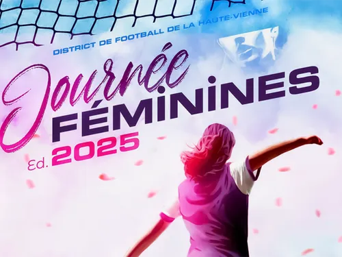 La journée féminine de foot à l'occasion de la journée des droits...