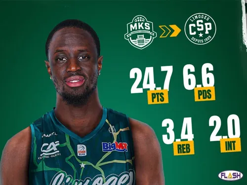 Le limoges CSP annonce l'arrivée de Souley Boum