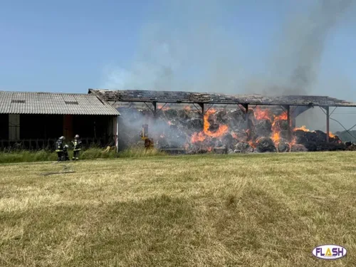 Corrèze : Un incendie ravage un hangar agricole en Xaintrie