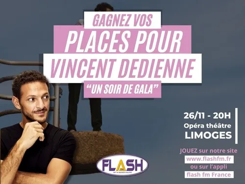 Gagnez vos places pour le spectacle de Vincent Dedienne à Limoges