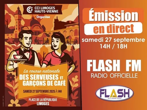 Course des serveuses et garçons de café à Limoges 2025
