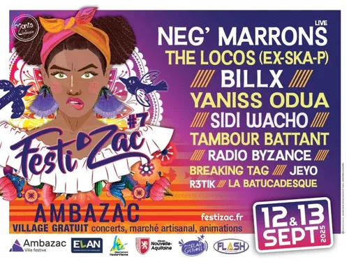 Festi’Zac 2025 à Ambazac : 2 jours de musiques actuelles au Domaine...