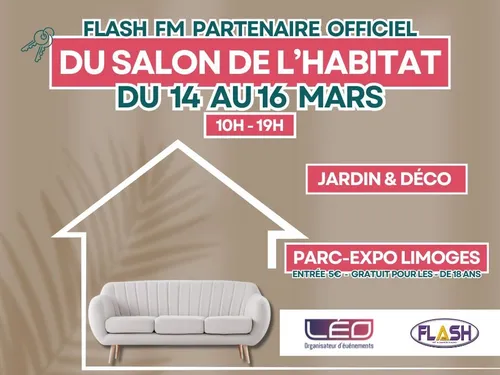 Salon de l'habitat, jardin et déco du 14 au 16 mars 2025 à Limoges