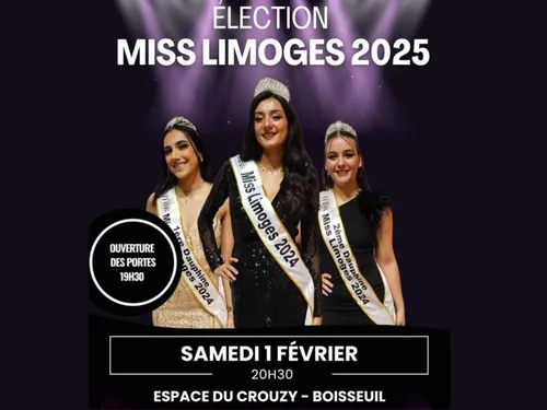 L'élection de Miss Limoges 2025 aura lieu ce 1er février à Boisseuil