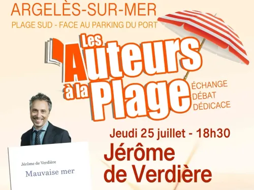 Argelès-sur-mer : Lire et bronzer avec les Auteurs à la plage .