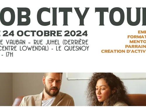Le Quesnoy : nouvelle escale du Job City Tour ce jeudi 24 octobre à...