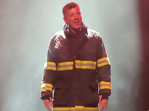 Fourmies : Mickaël Hiraux en sapeur-pompier volontaire