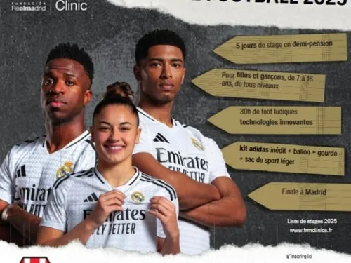 Football - Un stage de perfection en lien avec le Real Madrid à...