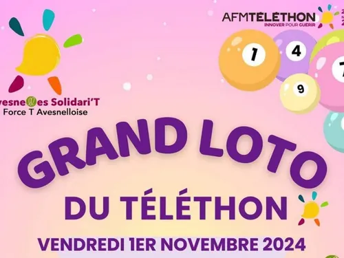 Avesnelles : grand loto au profit du Téléthon ce vendredi 1er novembre