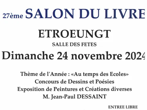 Étrœungt : 27ème édition du salon du livre  
