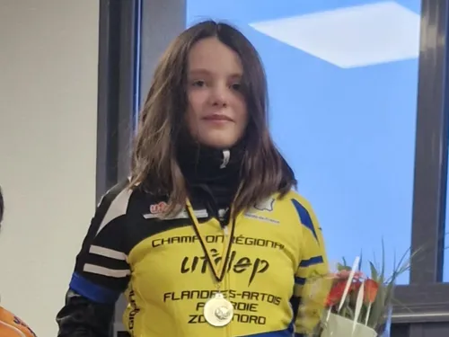 Emma Dubray, championne régionale de cyclocross UFOLEP
