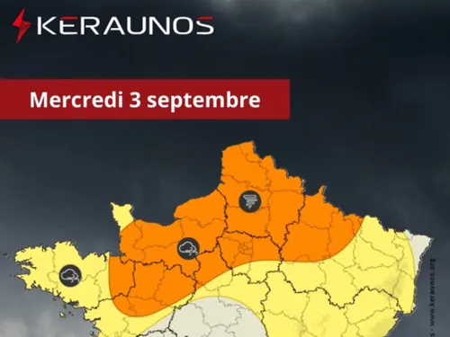 Fort risque orageux en zone Nord-Ouest : vigilance renforcée