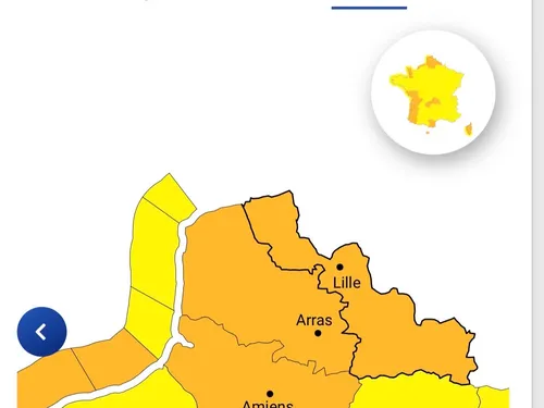 Le Nord en vigilance orange pour vent violent ce jeudi