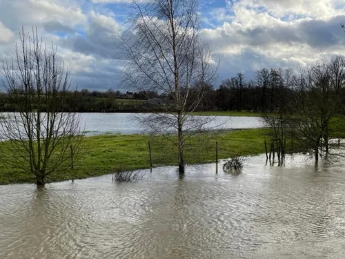 Cartignies / Thiérache : des rues inondées