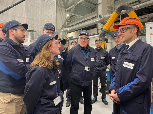 Emmanuel Macron chez Framatome à Maubeuge 
