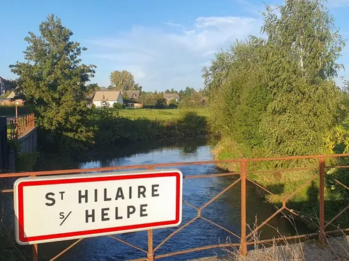 Saint-Hilaire-sur-Helpe : un rejet de limon dans l'Helpe Majeure