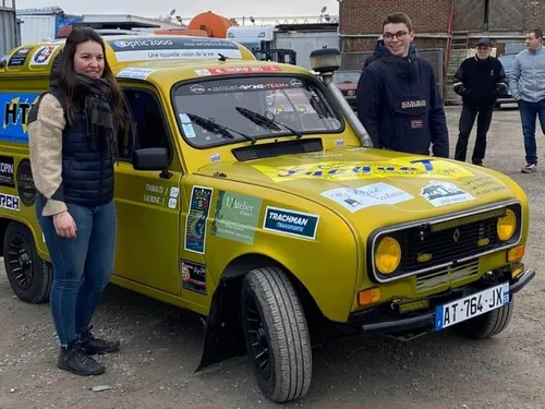 Larouillies / Le Quesnoy : 2 équipages au départ du 4L Trophy