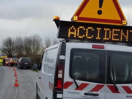 Un blessé dans un accident entre Maubeuge et Neuf-Mesnil
