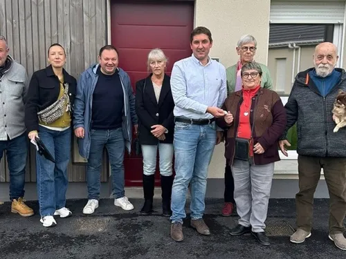 Ohain : remise des clés aux locataires du béguinage