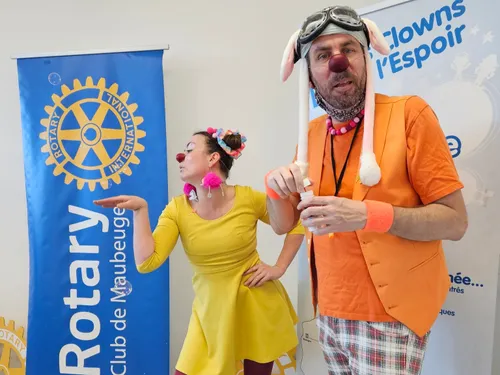 Maubeuge : le Rotary Club soutient Les Clowns de l’Espoir