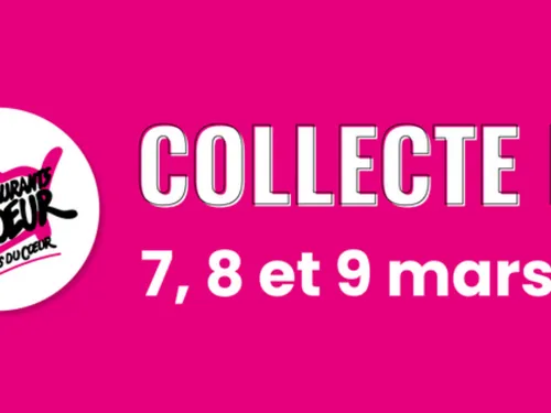 Collecte nationale des Restos du Cœur les 7,8 et 9 mars 