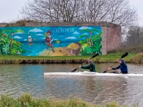 Vadencourt : une fresque en hommage à Robert-Louis Stevenson